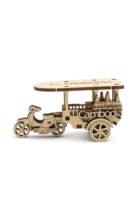 Wooden tuk tuk souvenir