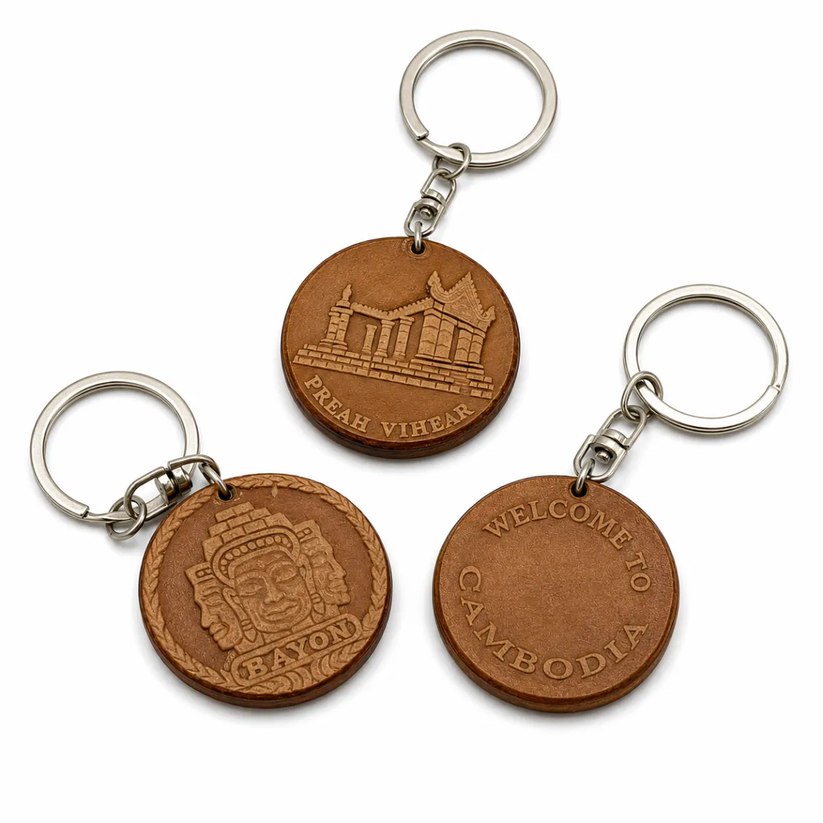 Leather key ring