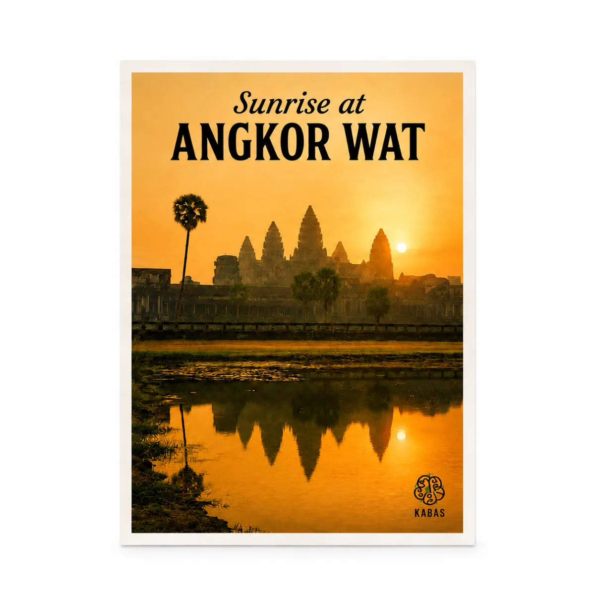 Sunrise at Angkor Wat - A4