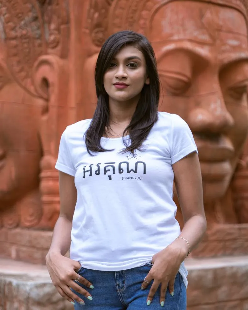 WOMEN THANKS YOU WHITE - XL