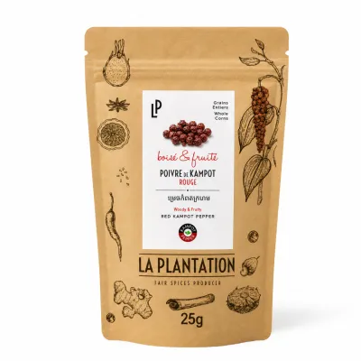 Red Kampot Pepper Recycle paper