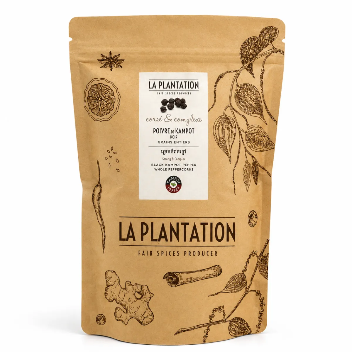 Black Kampot Pepper - 500g