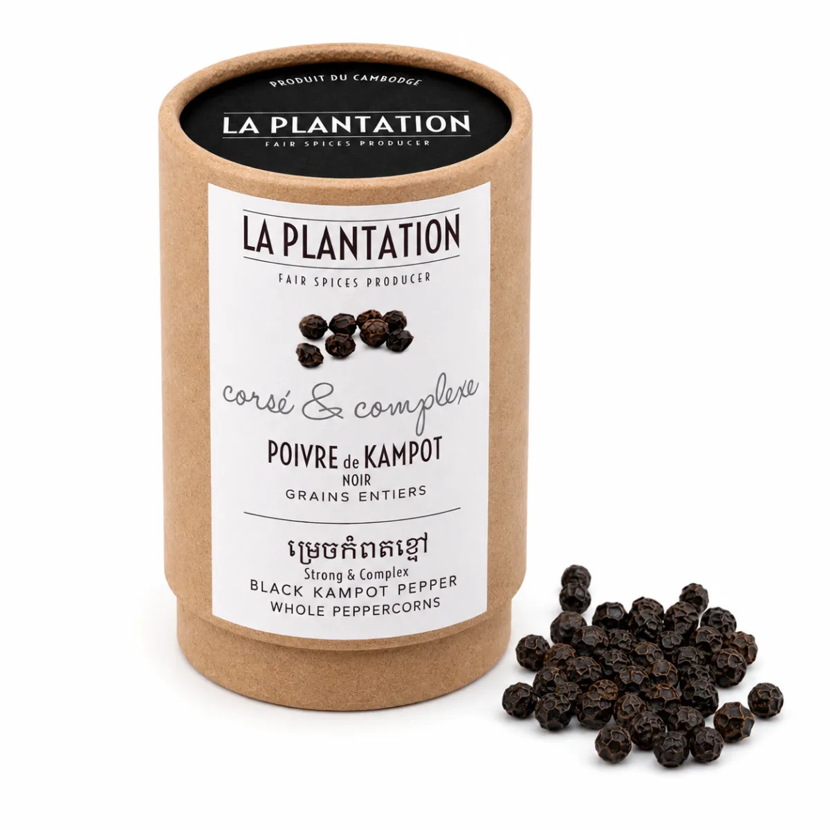Black Kampot Pepper 50g TUBE