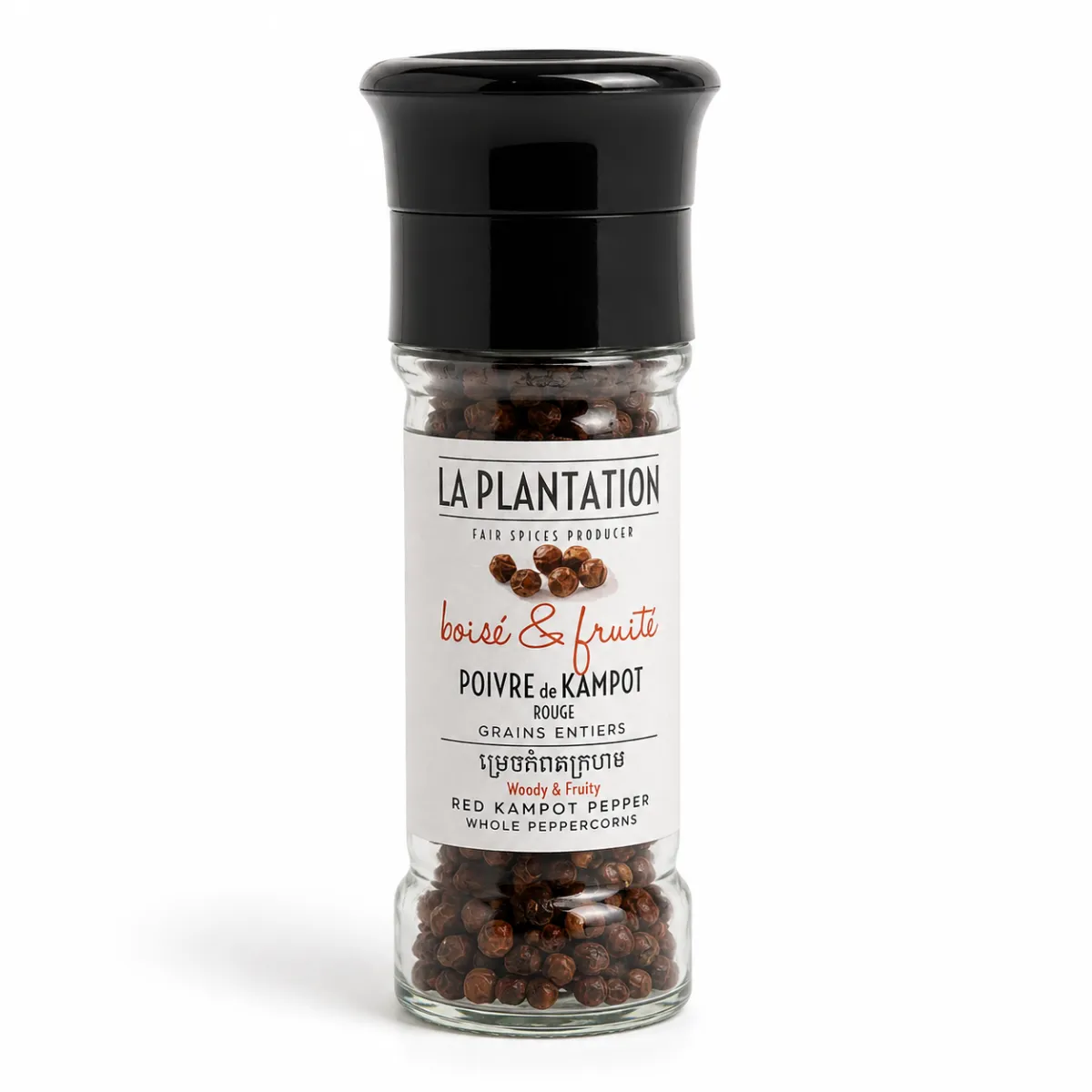 Red Kampot Pepper 55g Grinder