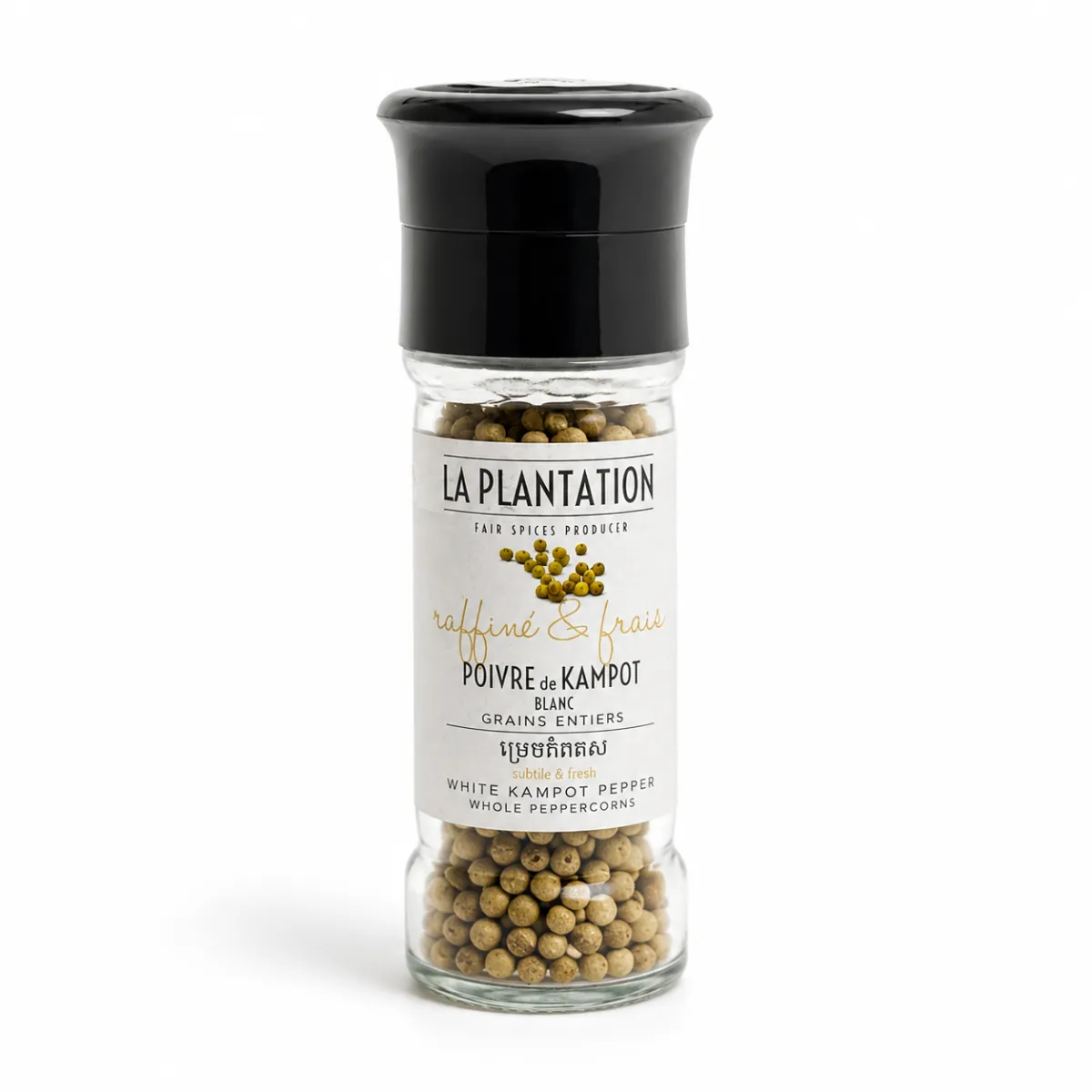 ម្រេចស Kampot 55g Grinder
