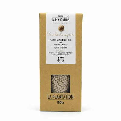 White Mundulkiri Pepper Recycled paper - 50g