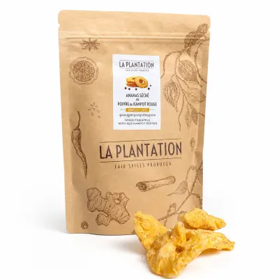 Dried Pineapple with Red Kampot Pepper