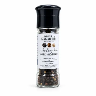Mundulkiri Trio Pepper 55g Grinder