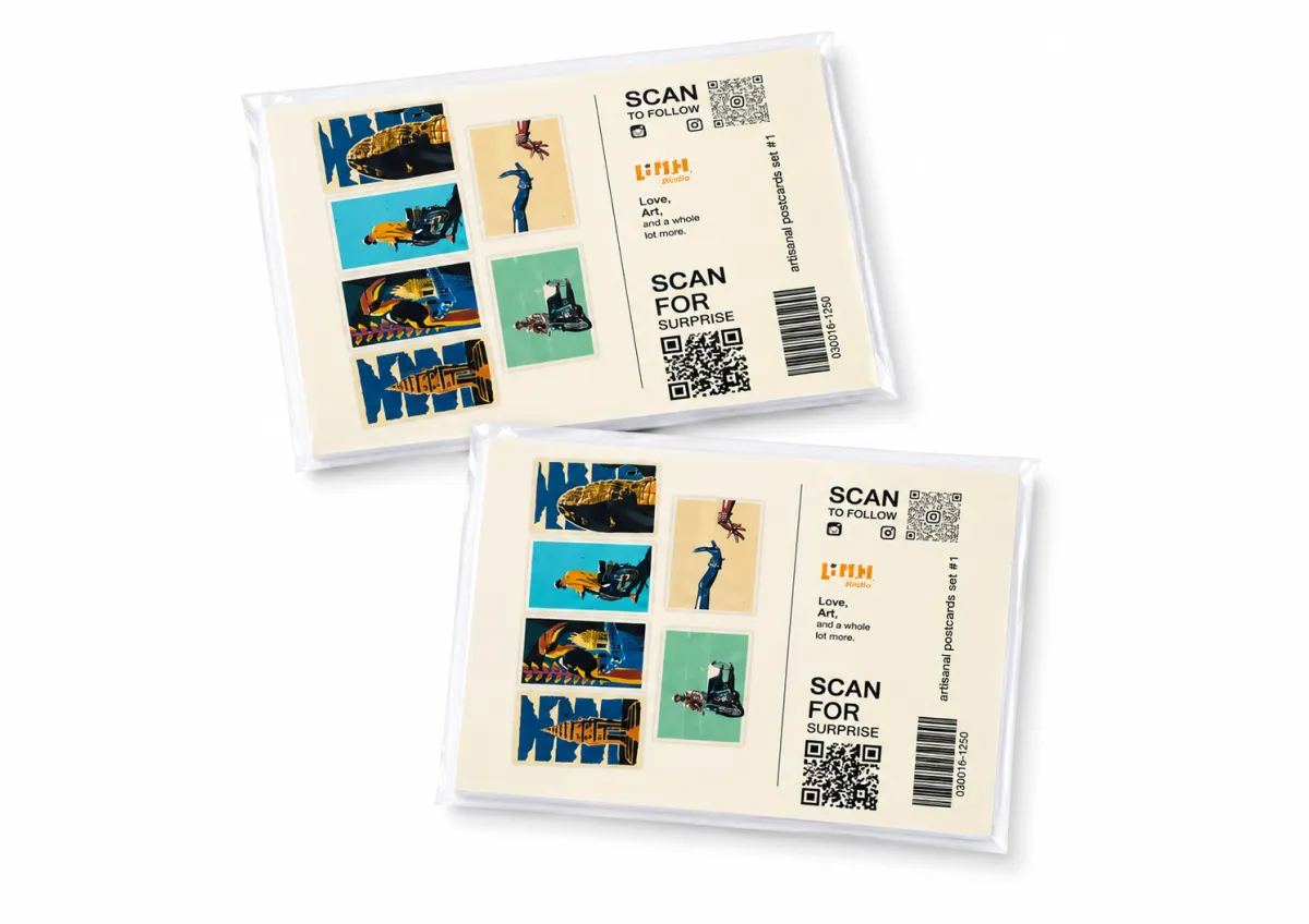 A6 size postcards set #1