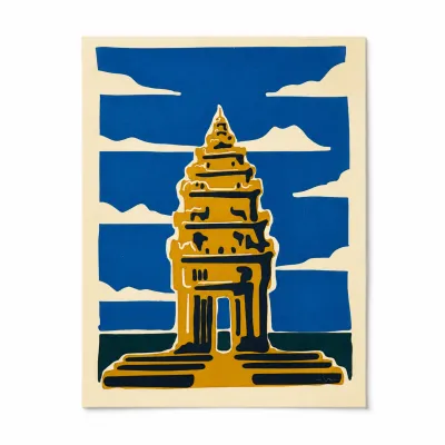 A4 size Art print Independence monument