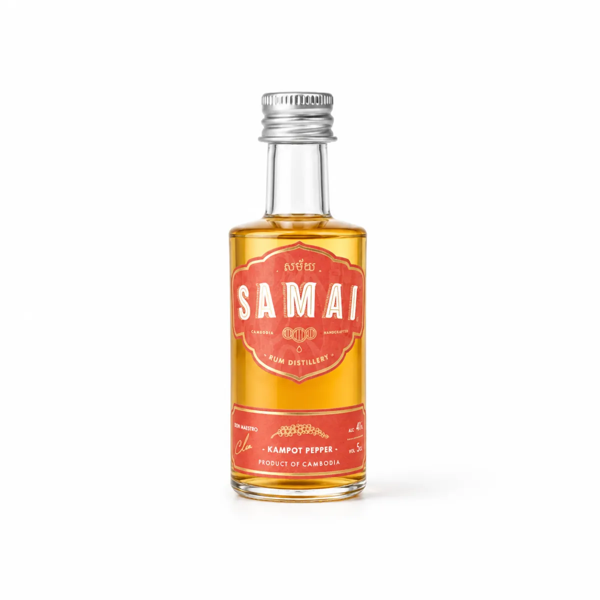 Samai kampot Pepper Rum - 5cl
