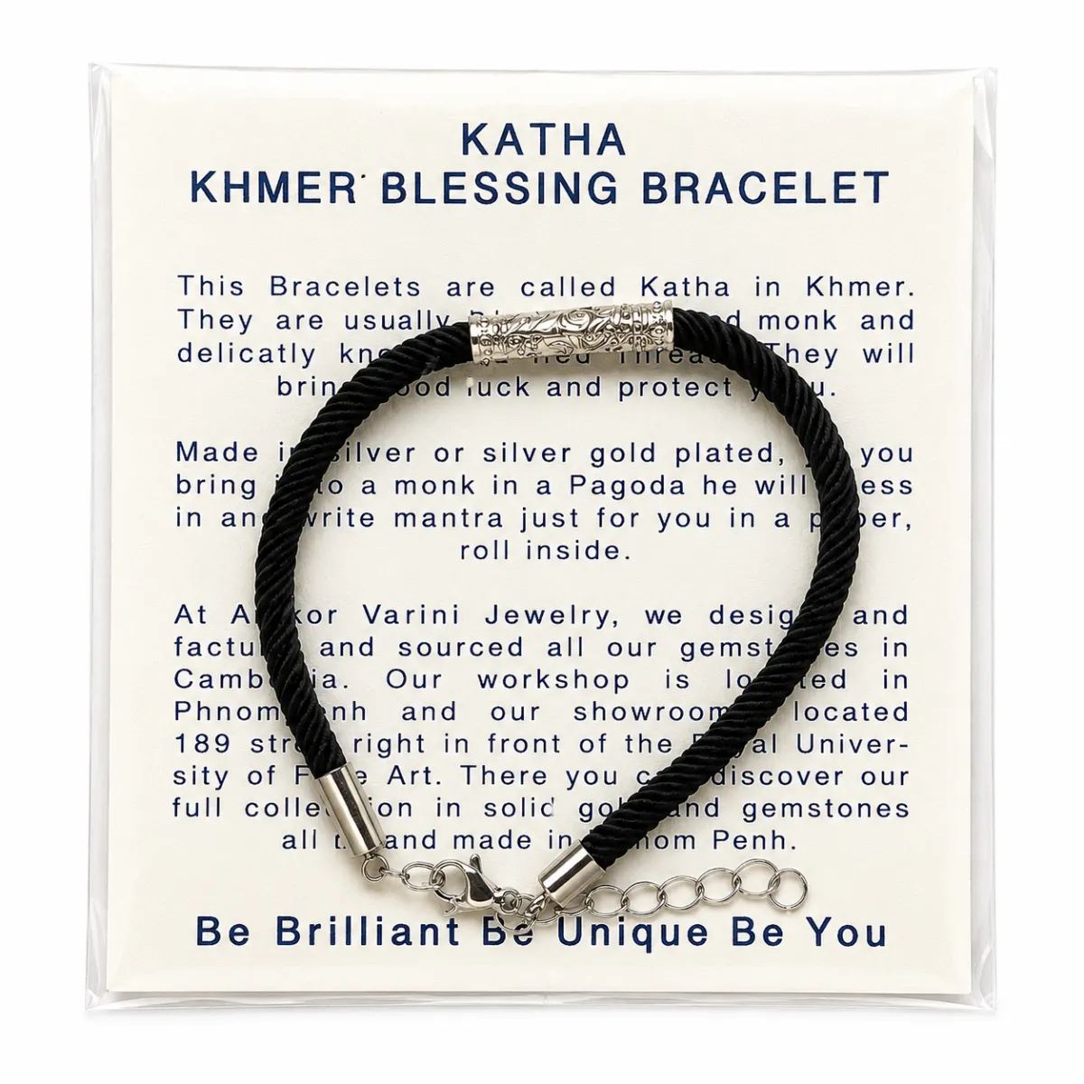 KATHA BOLD SILVER - Black
