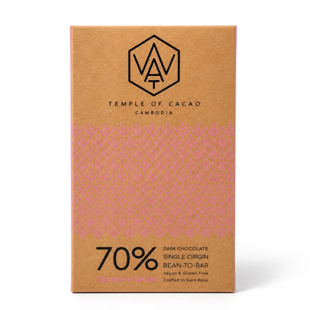 chocolate Bars 70gr 70% Crunchy Cocao