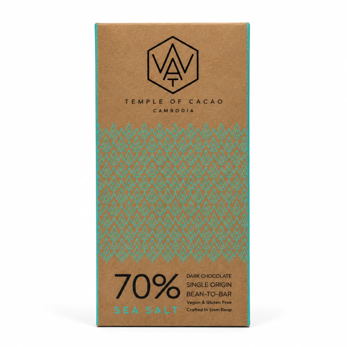 សូកូឡាបន្ទះខ្នាតតូច 70% អំបិលសមុទ្រ - 28g