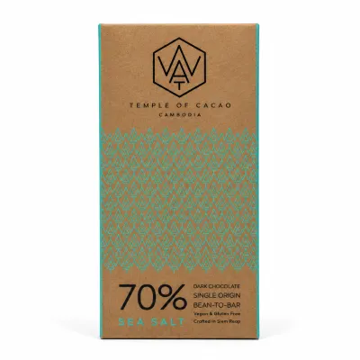 សូកូឡាបន្ទះខ្នាតតូច 70% អំបិលសមុទ្រ
