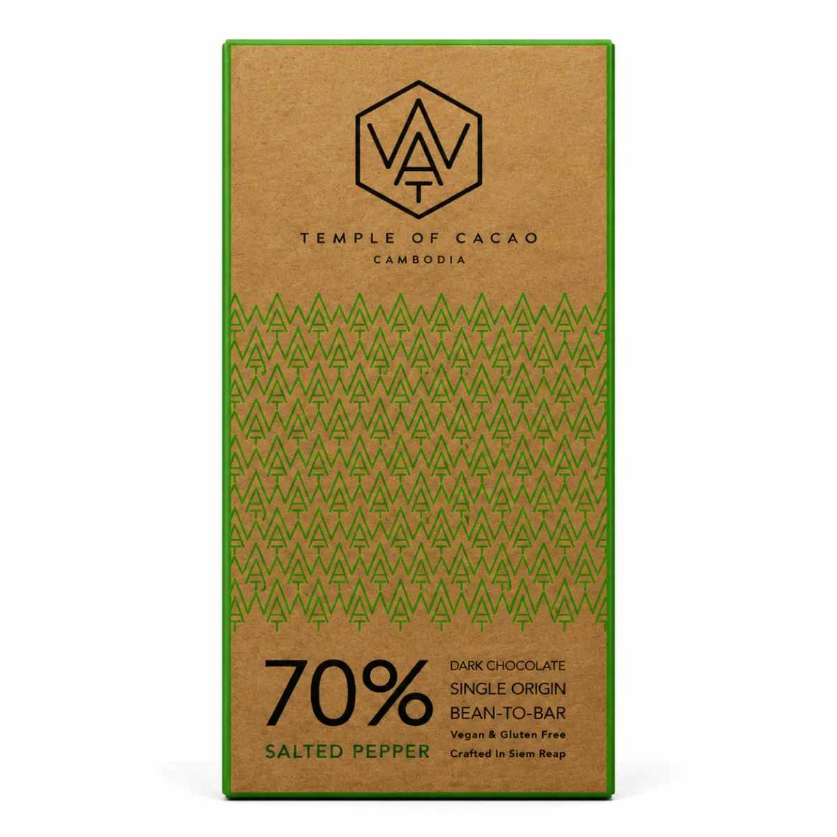 សូកូឡាបន្ទះតូច 70% Salted Pepper - 28g