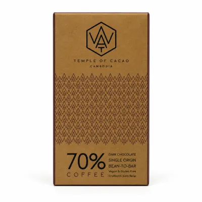 សូកូឡាបន្ទះ 70gr 70% កាហ្វេ
