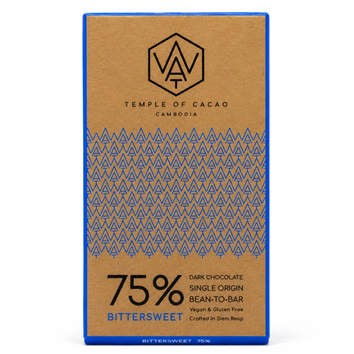 Mini chocolate Bars 75% Bittersweet - 70g