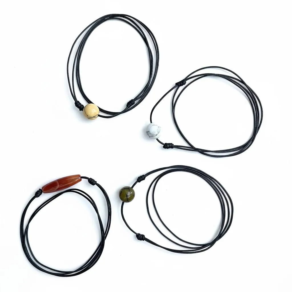 Necklace natural stone