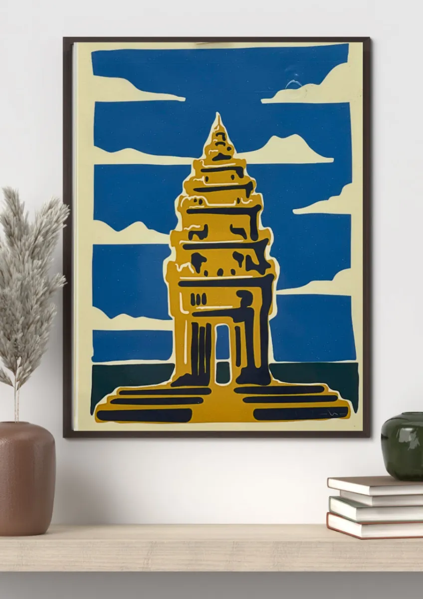 រូបព្រីនសិល្បៈទំហំ A4 វិមានឯករាជ្យ