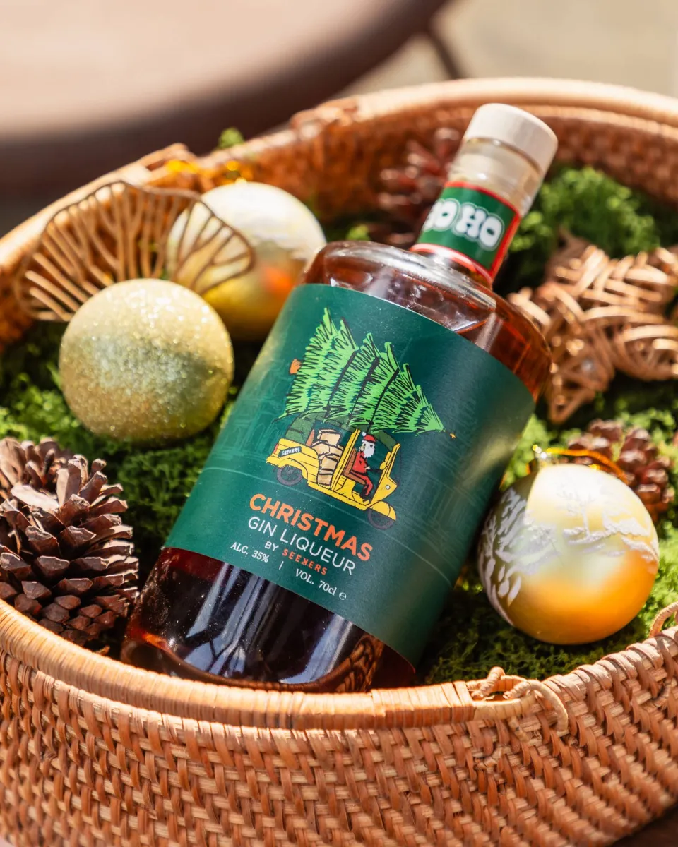 Seekers ស្រាជីនលីគ័រ Christmas 70cl