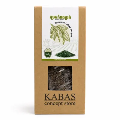 Kabas salted pepper 100g kraft