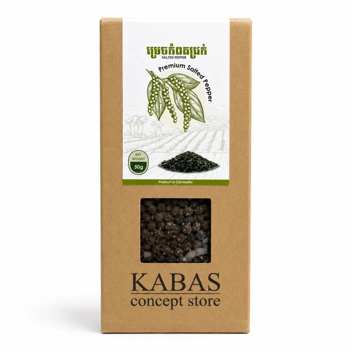 Kabas Salted Pepper Kraft - 100g