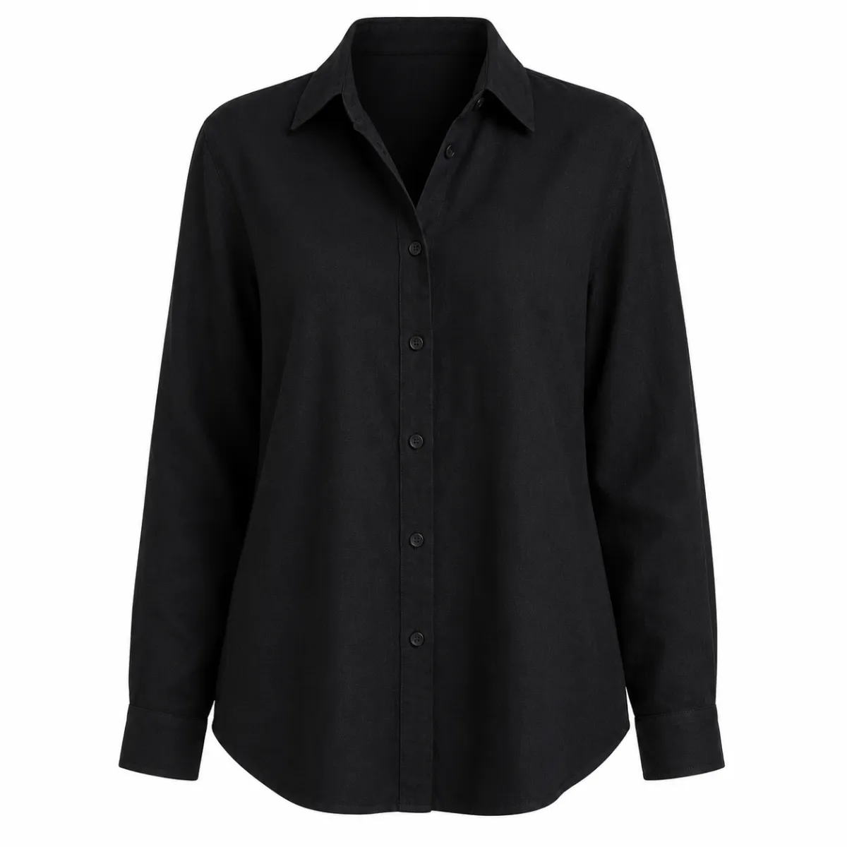 Long Sleeve Shirt Black - 2XL