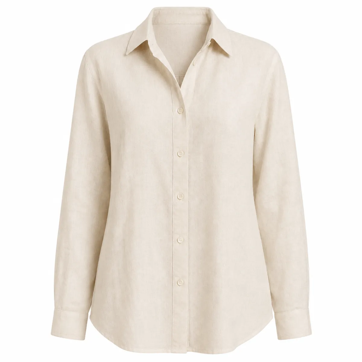 Long Sleeve Shirt Beige - S