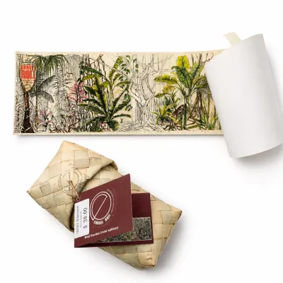 Roll wild garden mini (small version). paper print. 80 x 12 cm