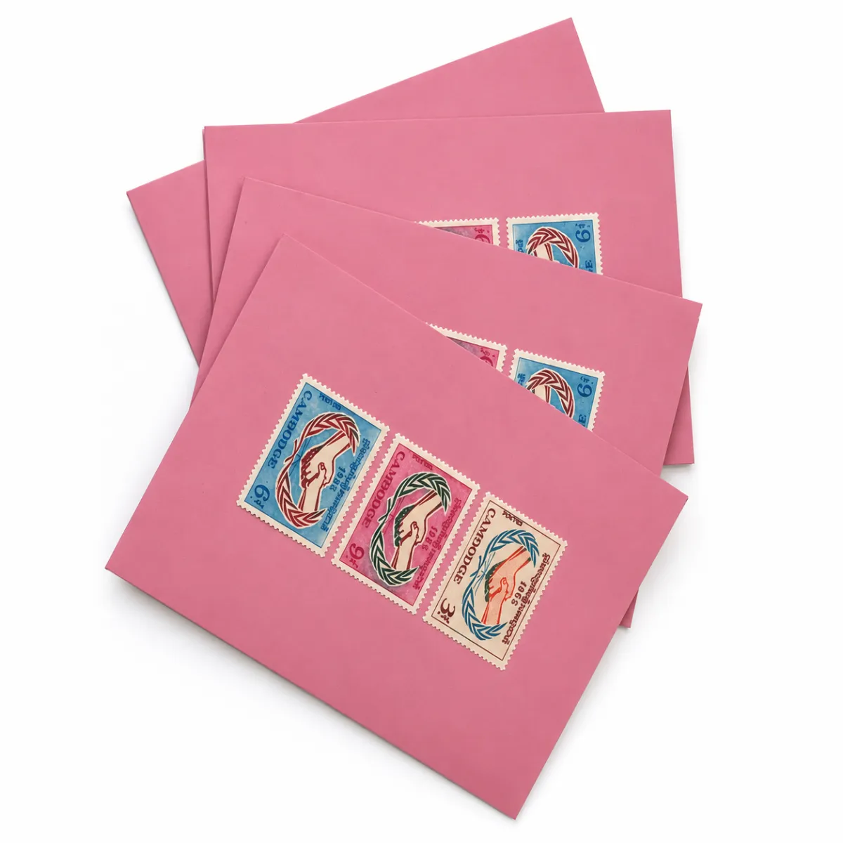 Postcard set stamp kh
