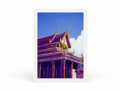 កាតប៉ុស្តាល់ វត្ត ដោយ library kh