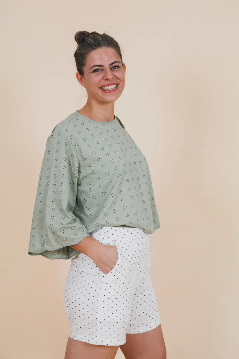 High-waisted short - M