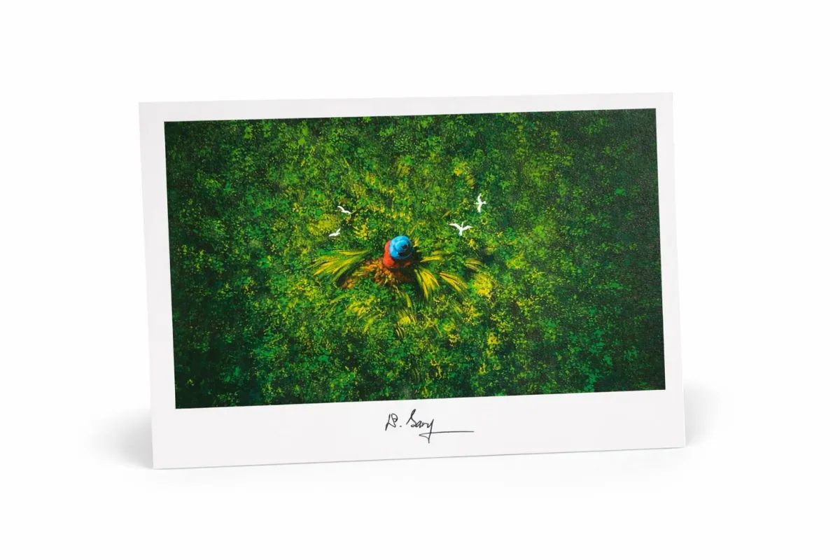 Poscard - at the heart of the effort