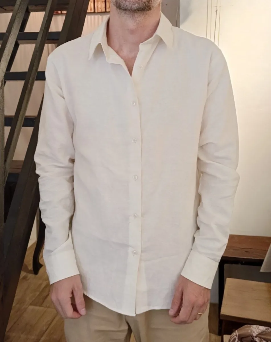 Men's Double Collar Long Sleeve - S