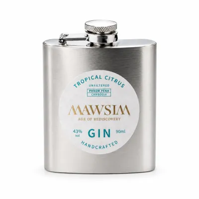 Mawsim gin tropical citrus hip flask 90ml