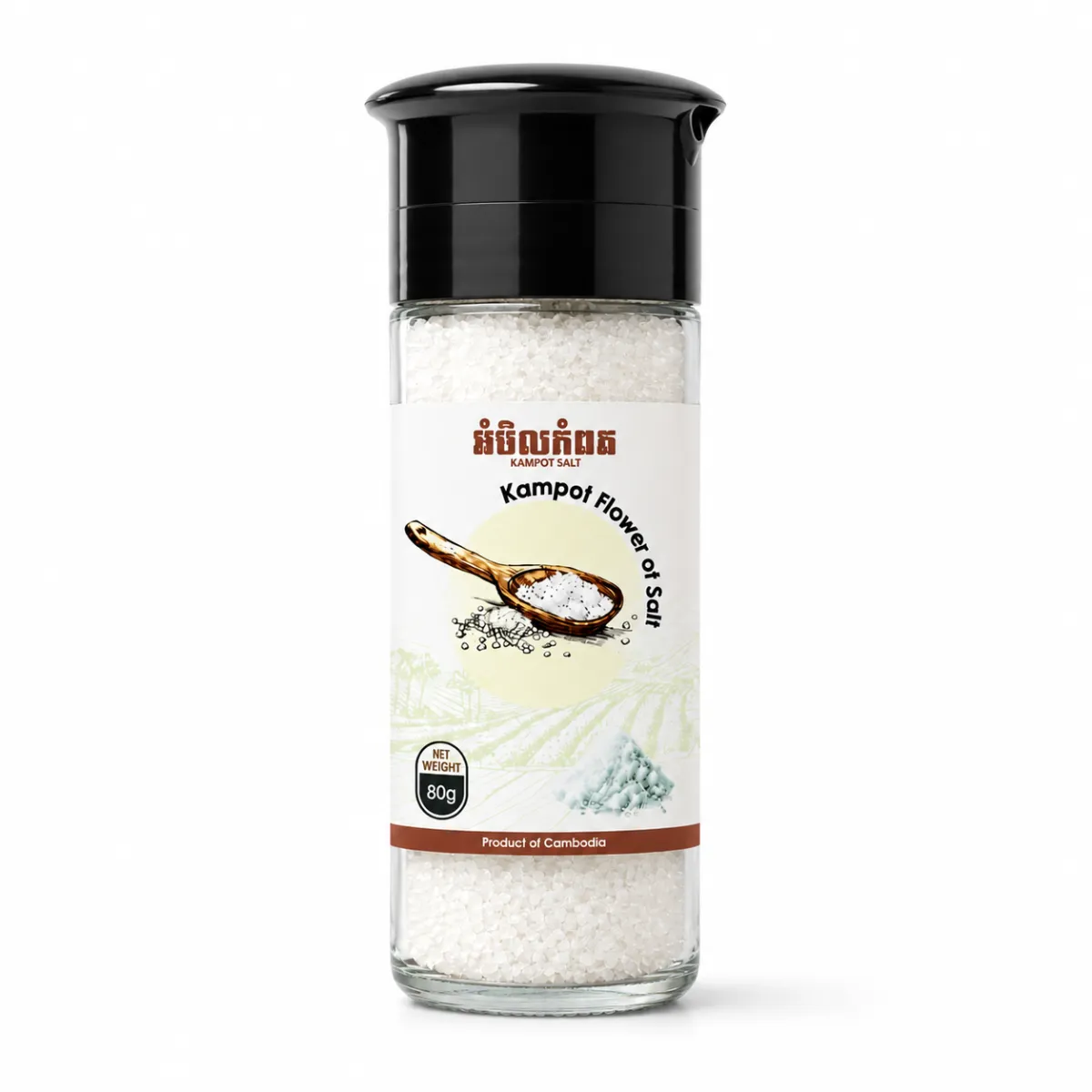 Kampot salt 88g grinder