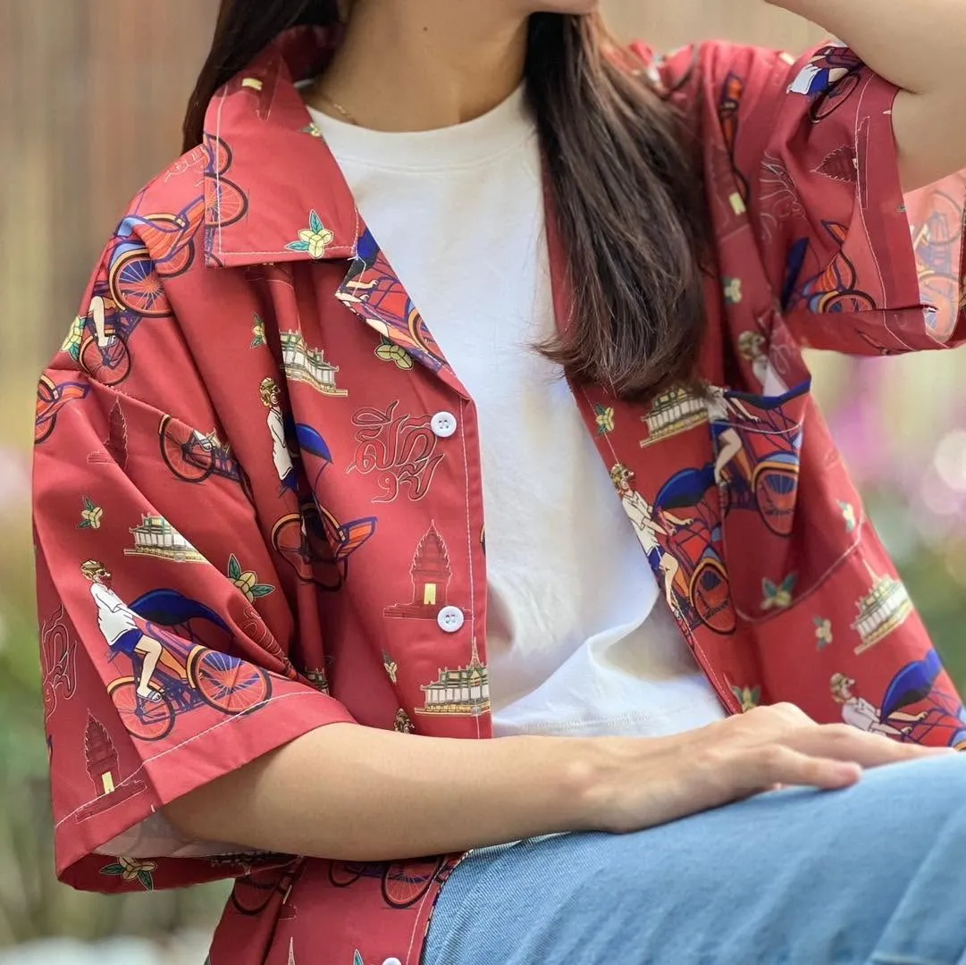 Hawaiian Style - Cyclo Red - L