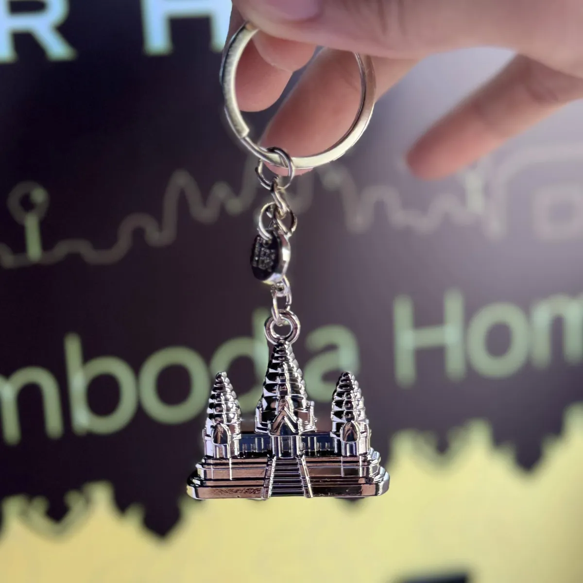 Angkor wat , keychain