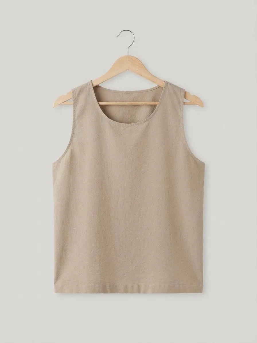 Handwoven krama top-free size - Brown
