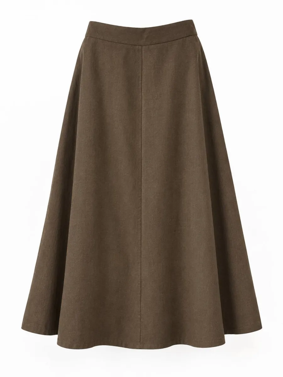 Handwoven krama long skirt - M